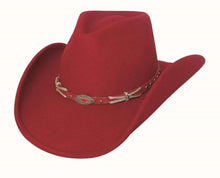 Load image into Gallery viewer, Bullhide Emotionally Charged - Shapeable Wool Felt Cowgirl Hat