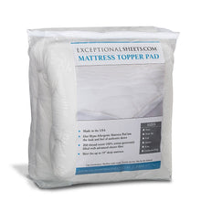 Load image into Gallery viewer, King size Extra Plush Mattress Pad - Hypo-allergenic
