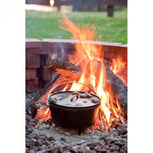Load image into Gallery viewer, 8-Quart Deep Seasoned Cast Iron Dutch Oven with Lid and Metal Handle