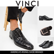 Load image into Gallery viewer, The Randor Black Crocodile Leather Oxford Men Shoe