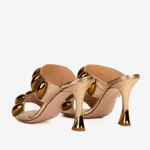 Load image into Gallery viewer, The Eclipse Gold Leather Women Sandal