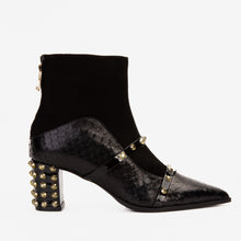Load image into Gallery viewer, The  Valentina Leather Block Heel Women Boot