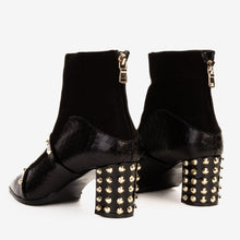 Load image into Gallery viewer, The  Valentina Leather Block Heel Women Boot