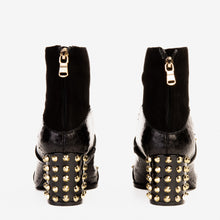 Load image into Gallery viewer, The  Valentina Leather Block Heel Women Boot