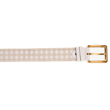 Load image into Gallery viewer, The Cenova White Calfskin Belt