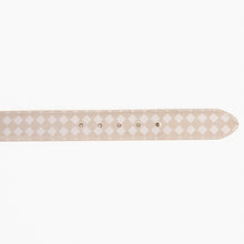 Load image into Gallery viewer, The Cenova White Calfskin Belt