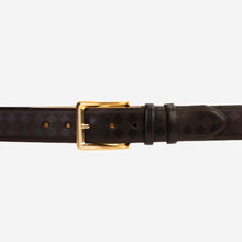 Load image into Gallery viewer, The Cenova Black Calfskin Belt
