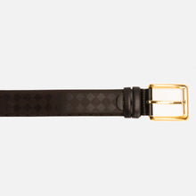 Load image into Gallery viewer, The Cenova Black Calfskin Belt