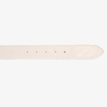 Load image into Gallery viewer, The Monaco White Leather Belt