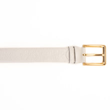 Load image into Gallery viewer, The Monaco White Leather Belt