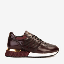 Load image into Gallery viewer, The Empire Burgundy Leather Men Sneaker