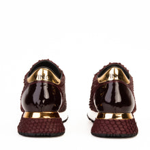 Load image into Gallery viewer, The Majesty Burgundy Leather Men Sneaker