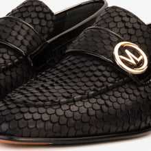 Load image into Gallery viewer, The Monarch Black Leather Men Dress Shoe