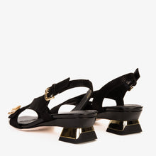Load image into Gallery viewer, The Iconic Black Leather Women Sandal