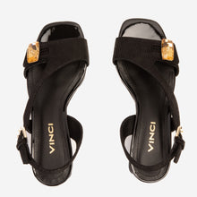 Load image into Gallery viewer, The Iconic Black Leather Women Sandal