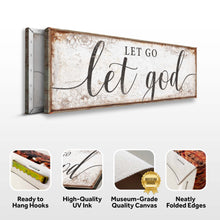 Load image into Gallery viewer, Let Go Let God Faith Sign V
