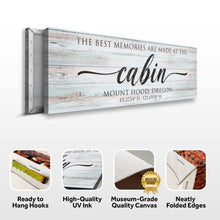 Load image into Gallery viewer, Best Memories Are Made At The Cabin Sign II