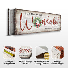 Load image into Gallery viewer, It's the most Wonderful Time of the Year Christmas Sign IV