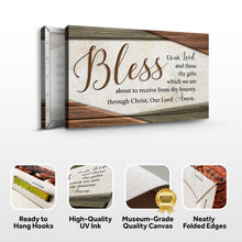 Load image into Gallery viewer, Bless Us Oh Lord Faith Sign IV