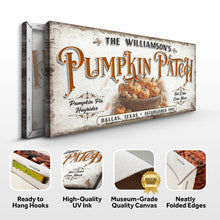 Load image into Gallery viewer, Personalized Pumpkin Patch Sign II