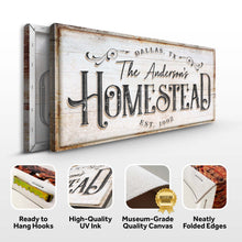 Load image into Gallery viewer, Homestead Sign VII