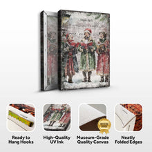 Load image into Gallery viewer, Vintage Christmas Carolers Wall Art II