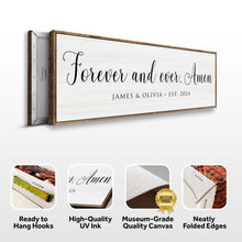 Load image into Gallery viewer, Forever And Ever Amen Faith Sign
