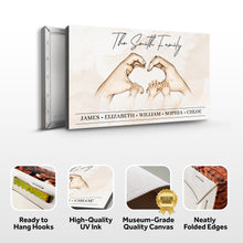 Load image into Gallery viewer, Mother's Day Sign Family Heart