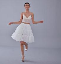 Load image into Gallery viewer, Elegant Voile Petticoat with Elastic Band - Perfect for Weddings, Parties, and Everyday Wear