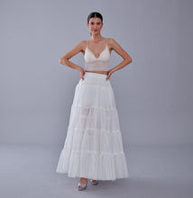 Load image into Gallery viewer, White Petticoat with Elastic Band - Perfect for Parties
