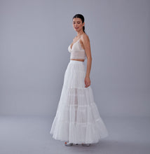 Load image into Gallery viewer, White Petticoat with Elastic Band - Perfect for Parties