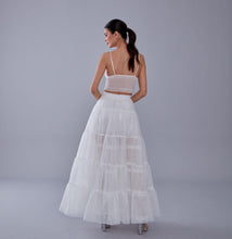 Load image into Gallery viewer, White Petticoat with Elastic Band - Perfect for Parties