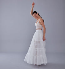 Load image into Gallery viewer, White Petticoat with Elastic Band - Perfect for Parties