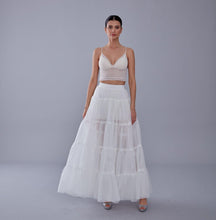 Load image into Gallery viewer, White Petticoat with Elastic Band - Perfect for Parties