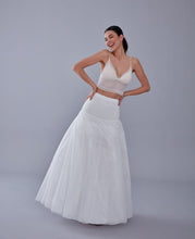 Load image into Gallery viewer, A-line Wedding Dress Underskirt, White Petticoat Skirt