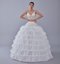 Load image into Gallery viewer, Wedding Dress with Underskirt-Quinceanera Dress Petticoat-Bridal Ball Gown Crinoline
