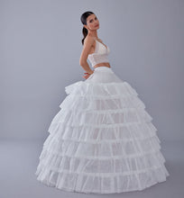 Load image into Gallery viewer, Wedding Dress with Underskirt-Quinceanera Dress Petticoat-Bridal Ball Gown Crinoline