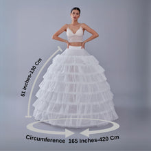 Load image into Gallery viewer, Wedding Dress with Underskirt-Quinceanera Dress Petticoat-Bridal Ball Gown Crinoline