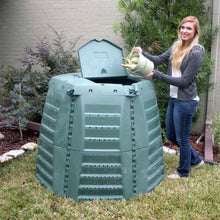 Load image into Gallery viewer, Green Recycled Plastic 267 Gallon Compost Bin for Home Composting