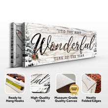 Load image into Gallery viewer, It's the most Wonderful Time of the Year Christmas Sign V