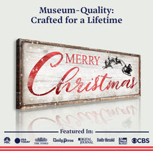 Load image into Gallery viewer, Vintage Merry Christmas Sign