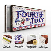 Load image into Gallery viewer, 4th of July Personalized Welcome Sign