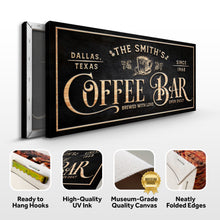 Load image into Gallery viewer, Personalized Coffee Bar Sign II