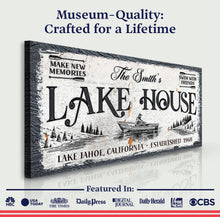 Load image into Gallery viewer, Lake House Sign IX