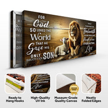 Load image into Gallery viewer, John 3:16: For God So Loved The World Faith Sign II