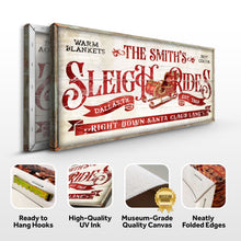 Load image into Gallery viewer, Sleigh Rides Christmas Sign III