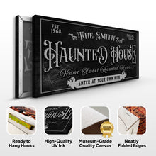 Load image into Gallery viewer, Personalized Haunted House Sign II