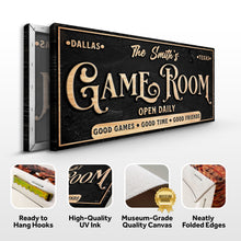 Load image into Gallery viewer, Personalized Game Room Sign