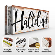 Load image into Gallery viewer, Rustic Hallelujah Faith Sign