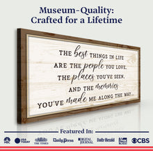 Load image into Gallery viewer, The Best Things In Life Sign VI